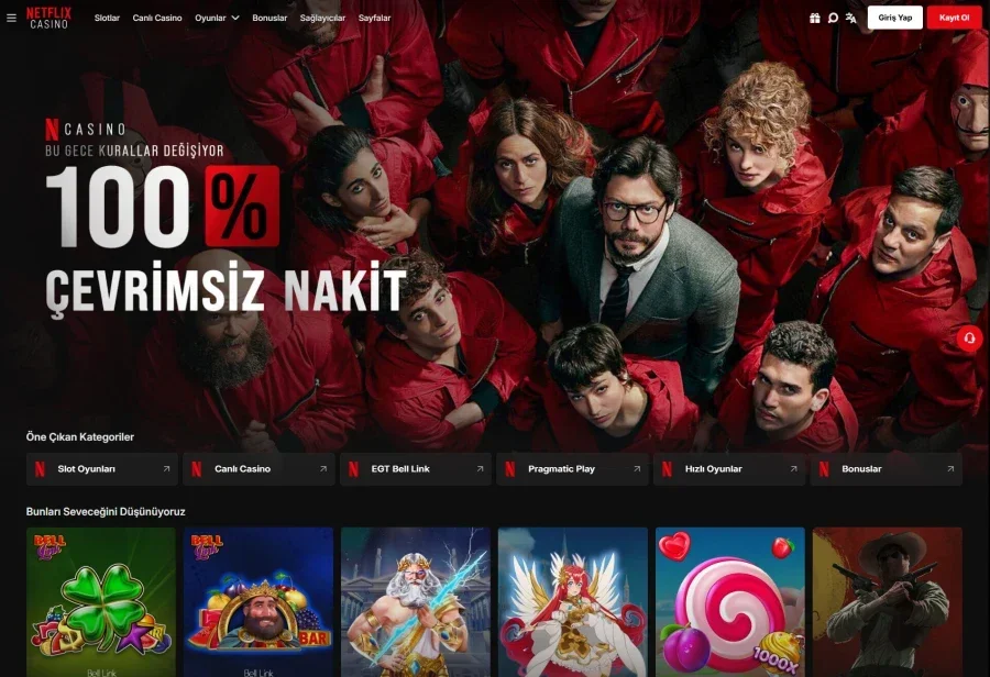 Netflix Casino ekran görüntüsü